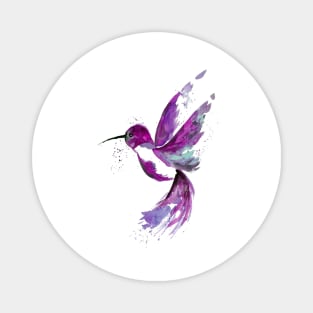 Purple Hummingbird Magnet